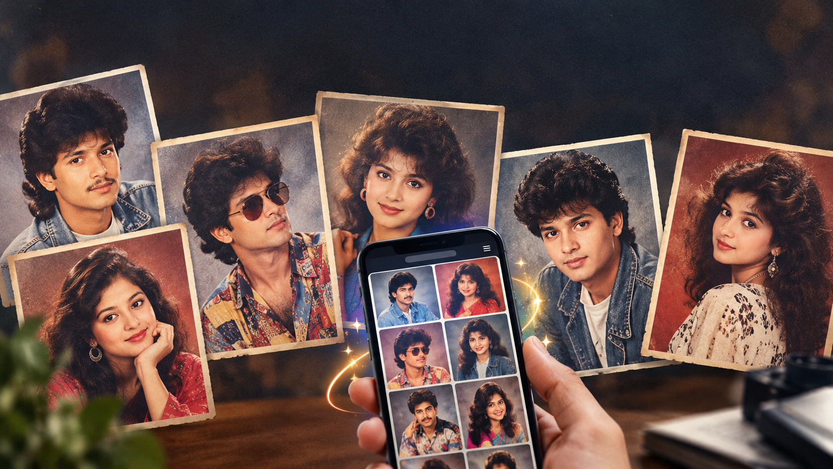 ফেসবুকে আশির দশকের লুকের ছবি তৈরির ট্রেন্ড, মেতেছেন তরুণরা